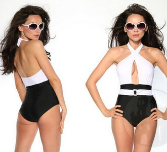 Vintage Monokini gepaddet