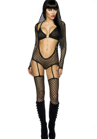 Netz-Outfit