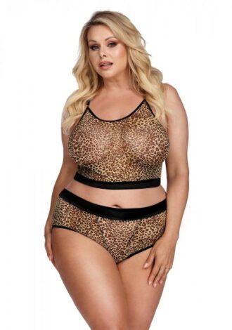 Set im Leopardenmuster QueenSize