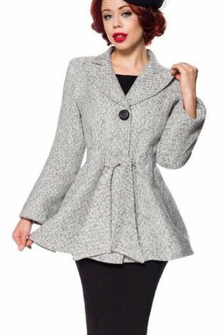 Vintage Blazer-Jacke mit Gürtel