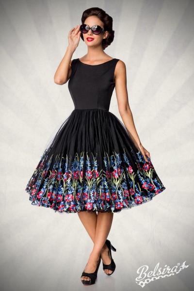 Premium Vintage Blumenkleid