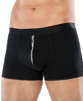Schwarze Boxershorts aus Baumwolle