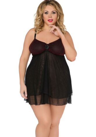 Schwarzes Chemise