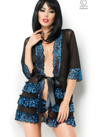 Saphirfarbenes Negligee