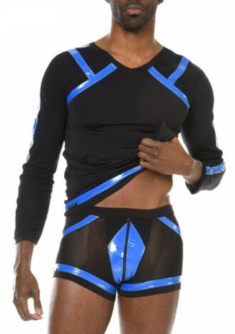 Boxershorts mit blauen Streifen