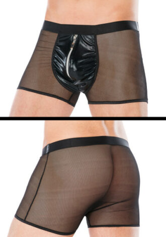 Wetlook-Tüll Shorts