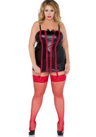 schwarz/rotes Chemise