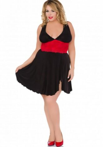 schwarz/rotes Chemise