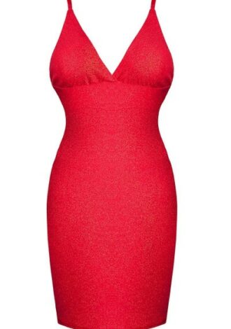 rotes Minikleid
