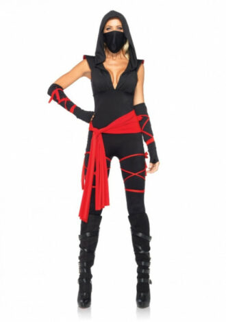 Deadly Ninja – Kostüm Set 5TLG.