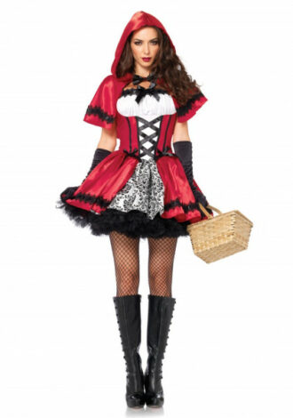 Gothic Red Riding Hood – Kostüm Set 2TLG.