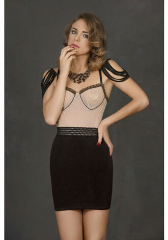 Zweifarbiges Kleid