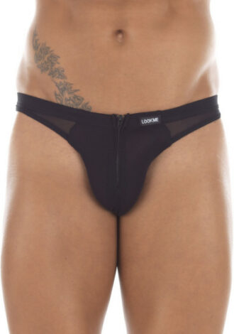 schwarzer Herren String