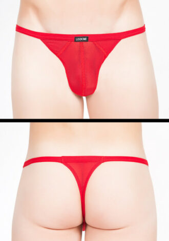 Roter Tüll-String