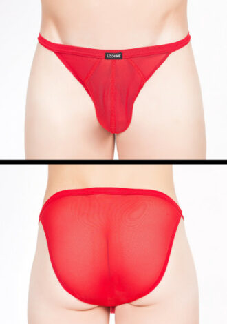 Roter Tanga-Slip