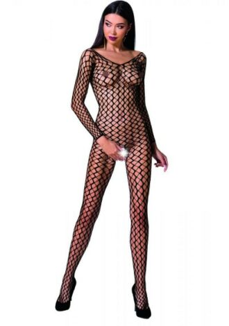 schwarzer ouvert Bodystocking