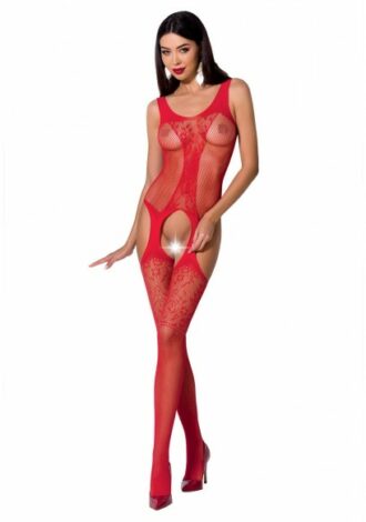 Roter Bodystocking