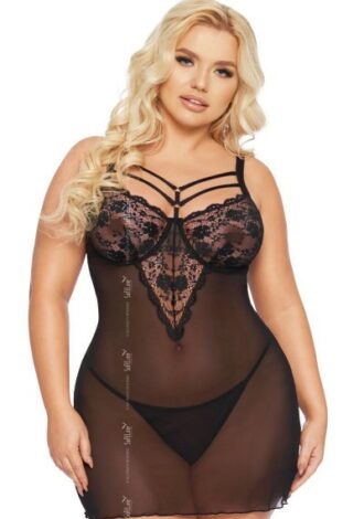 schwarzes Chemise – Queensize