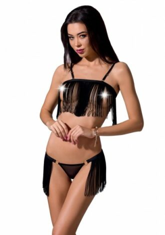 Dessous-Set mit Fransen