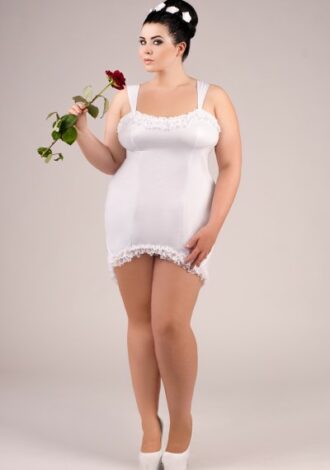 Kurzes Kleid – weiß
