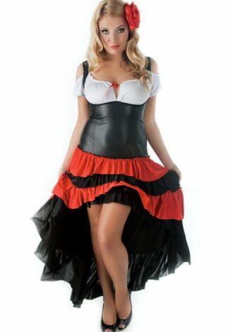 asymmetrisch geschnittenes Kleid