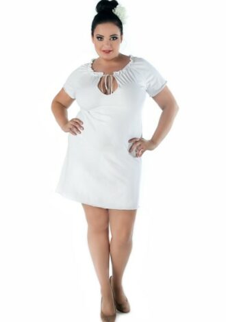 Chemise – geschnürtes Dekolletee