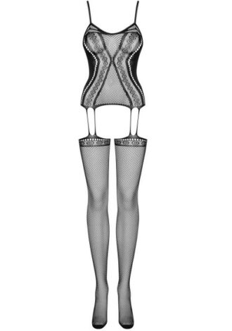 Bodystocking – überkreuztes Muster