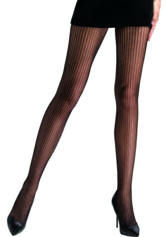 Netz-Strumpfhose mit Muster