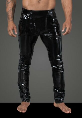 Lange Hose aus elastischem Lack