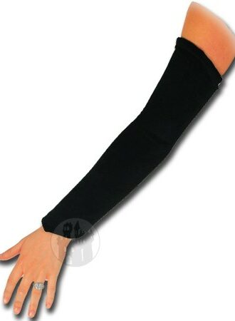 Armstulpen aus Samt – oberarmlang und handfrei