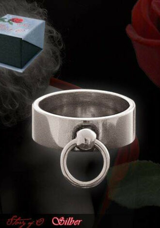 Ring Story of O. – ca. 8mm – Silber