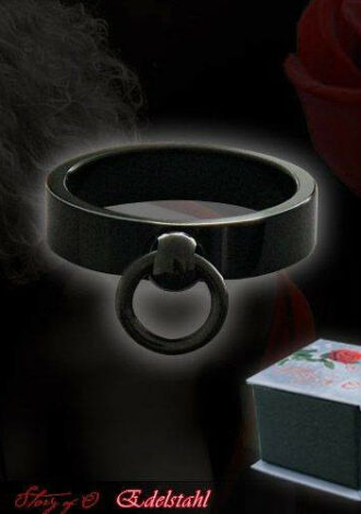 Ring Story of O. schwarz – 5mm