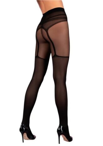 Verführerische Strumpfhose aus zartem Mesh schwarz