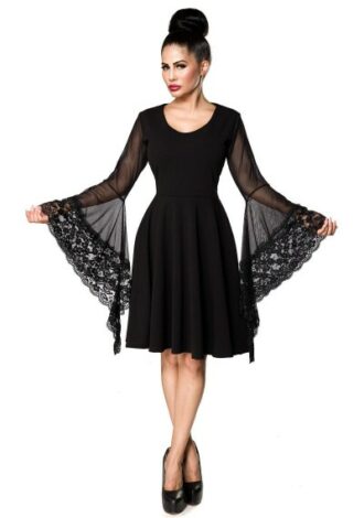 Kleid mit Trompetenärmeln
