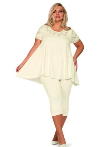 Pyjama mit Spitze – QueenSize