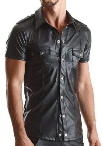 Wetlook Hemd schwarz