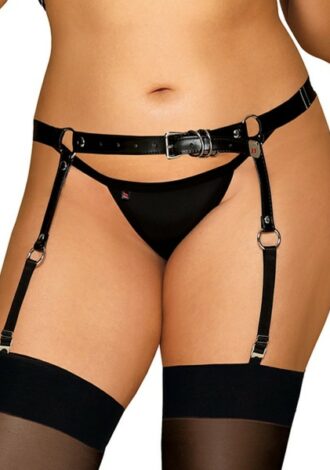 Harness Strapsgürtel schwarz – QueenSize