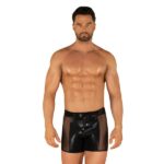 Sexy Männershorts in Schlangenoptik schwarz