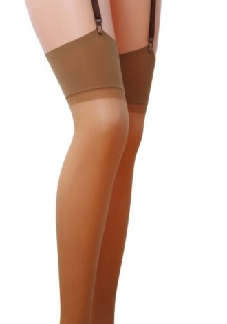 Strapsstrümpfe beige 17DEN