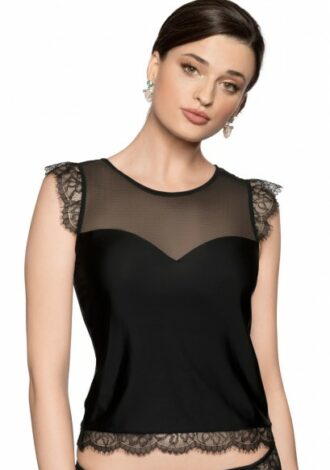 Bezauberndes Shirt aus Spitze und Tüll