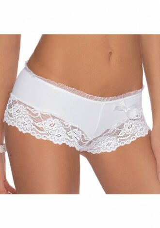 Panty mit Rüschen und Schleifchen weiß
