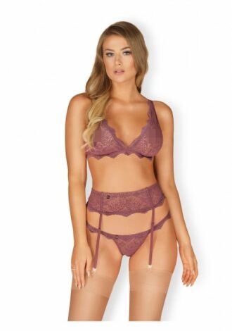 Dessous-Set 3-teilig berry
