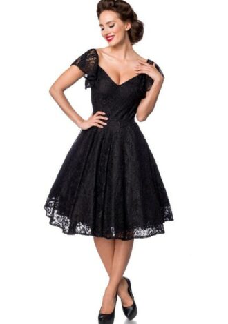 Spitzenkleid schwarz