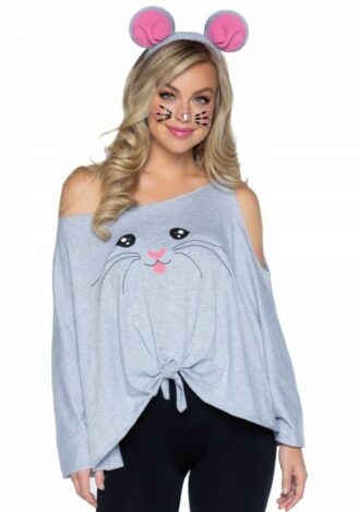 Maus-Poncho mit Ohren
