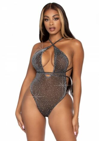 String-Body mit Strasssteinen