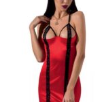 Chemise rot-schwarz