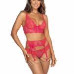 Bustier mit großer Schleife - pink