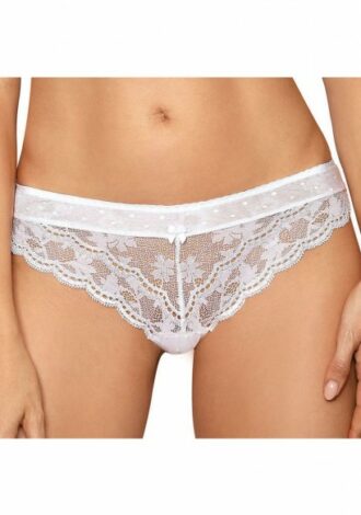 Eleganter weißer String