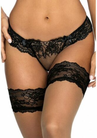 String aus Blütenspitze schwarz