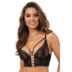 Bezaubernder Bustier aus zarten Materialien schwarz